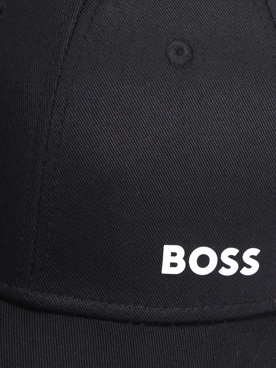 Бейсболка хлопковая BOSS 50519219/001 Черный  Фото 3