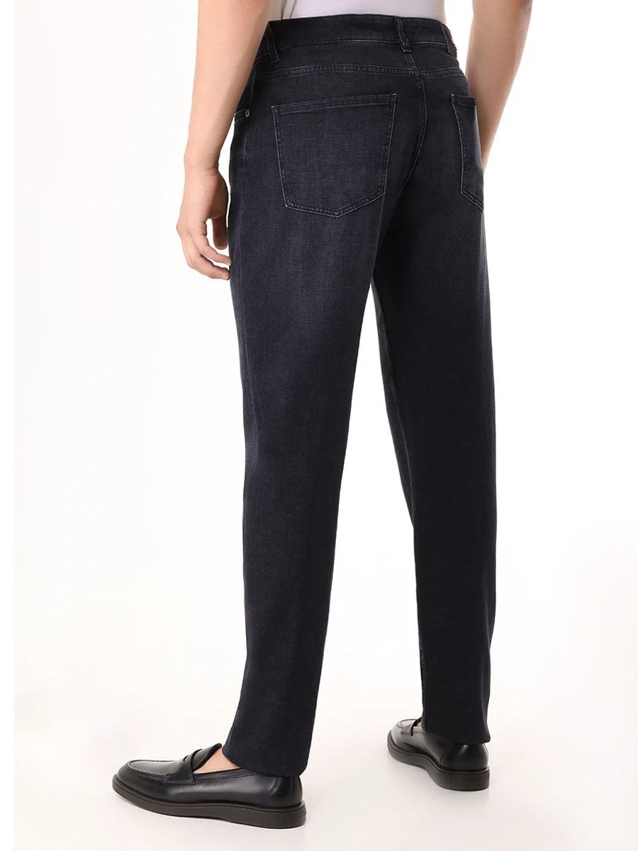 Джинсы Regular Fit хлопковые BOSS 50520841/017 Серый  Фото 3