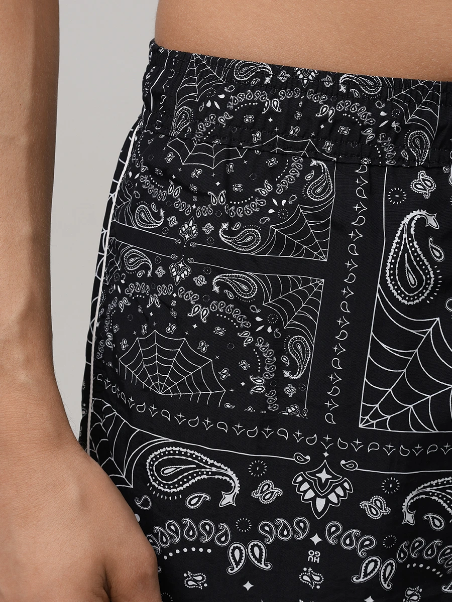 Шорты плавательные HUGO 50533795/002 Черный  Фото 4