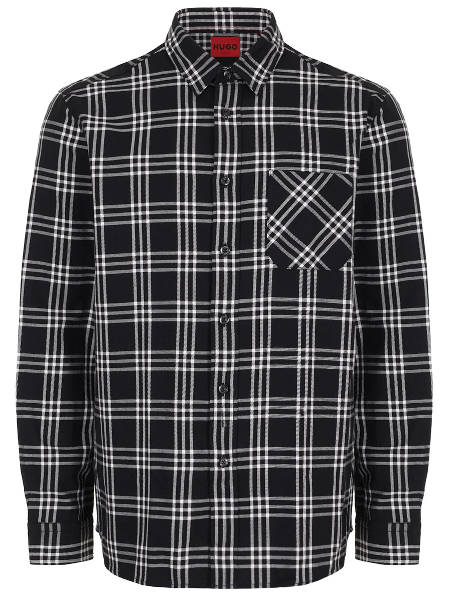 

Рубашка Straight Fit хлопковая, Клетка, 50534853/001
