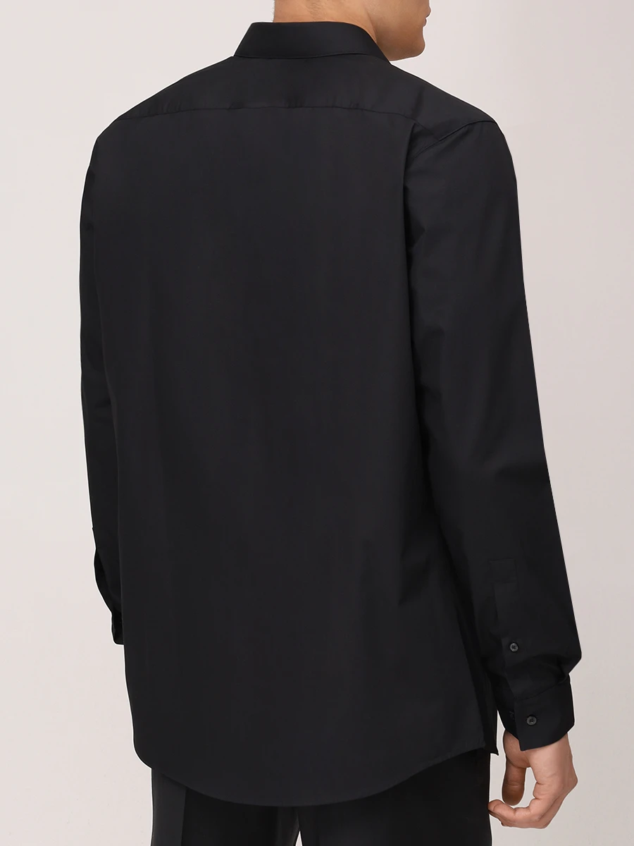 Рубашка Modern Fit хлопковая HUGO 50519812/001 Черный  Фото 3