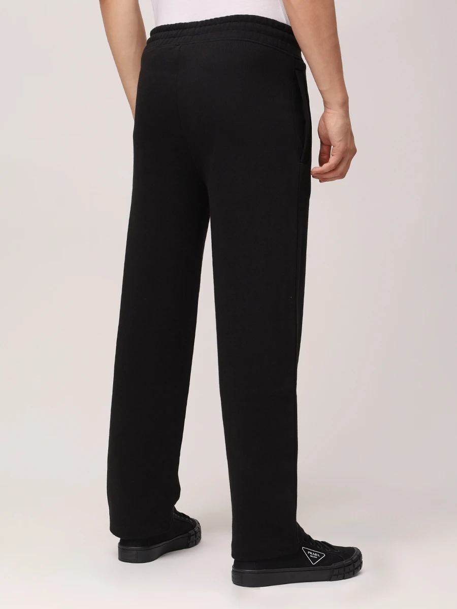 Брюки хлопковые HUGO 50530153/001 Черный  Фото 3