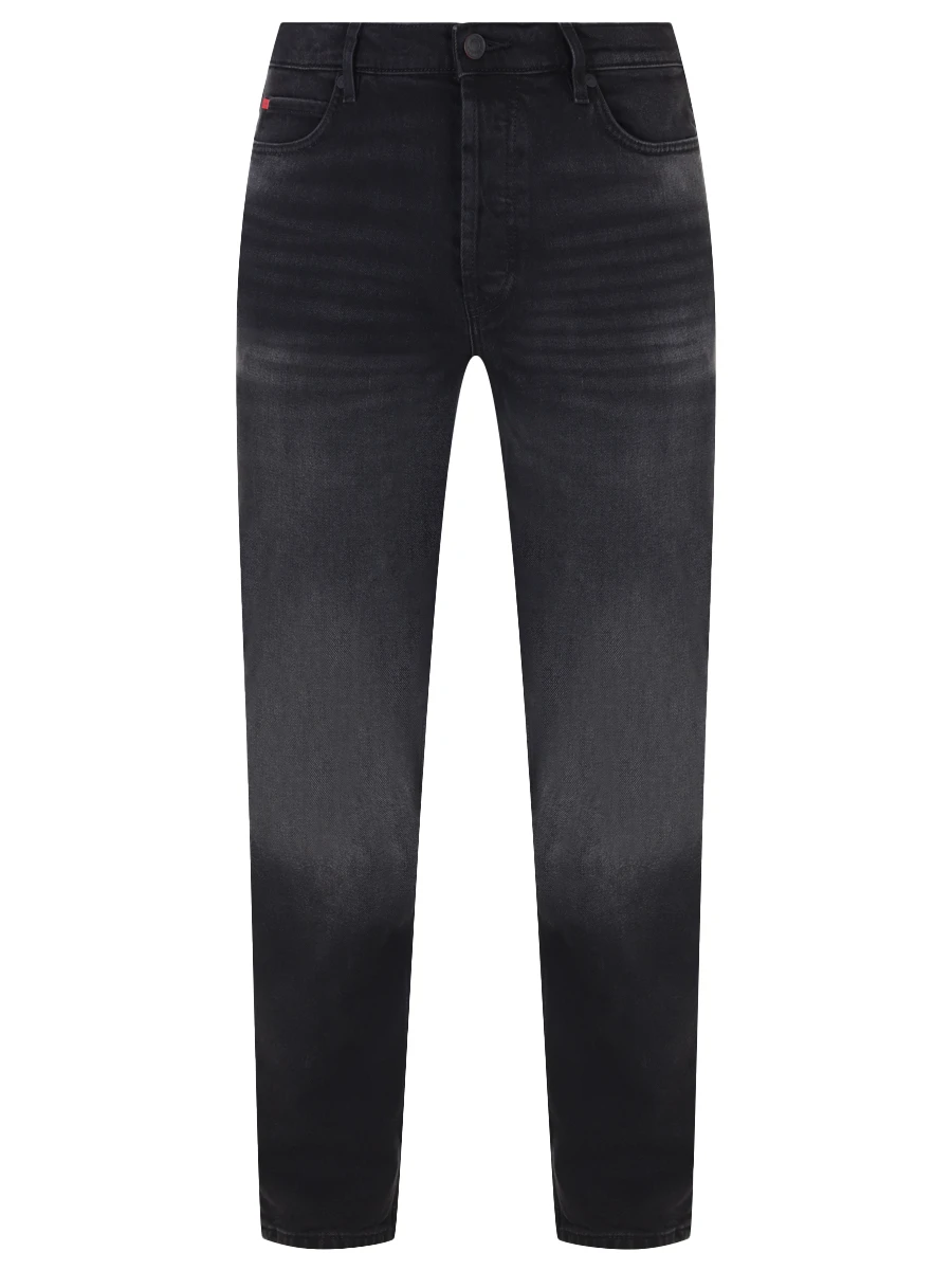 Джинсы Tapered Fit хлопковые HUGO 50517492/005 Серый 