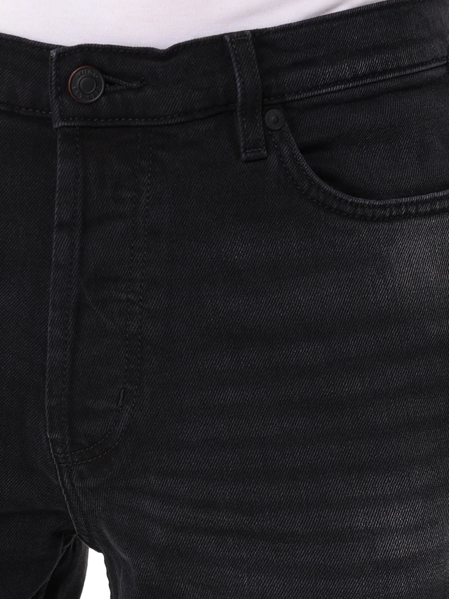 Джинсы Tapered Fit хлопковые HUGO 50517492/005 Серый  Фото 5