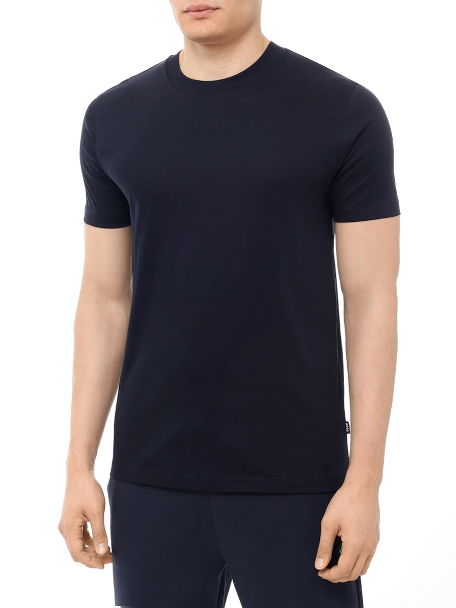 

Футболка Slim Fit хлопковая, Синий, 50523931/404