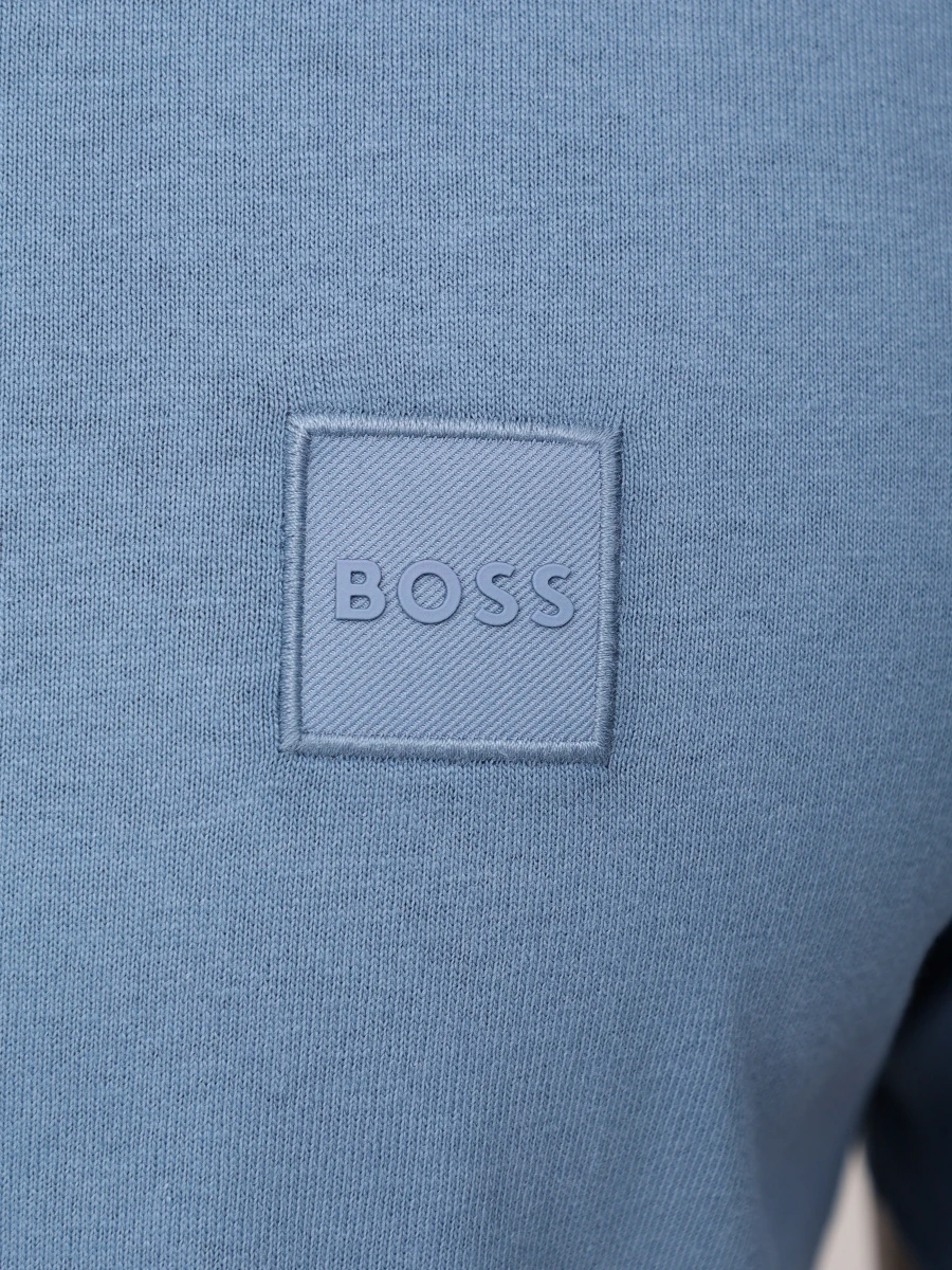 Футболка хлопковая BOSS 50508584/459 Голубой  Фото 6