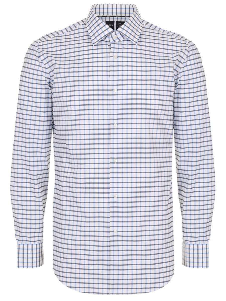 Рубашка Slim Fit BOSS 50535414/450 Голубой 