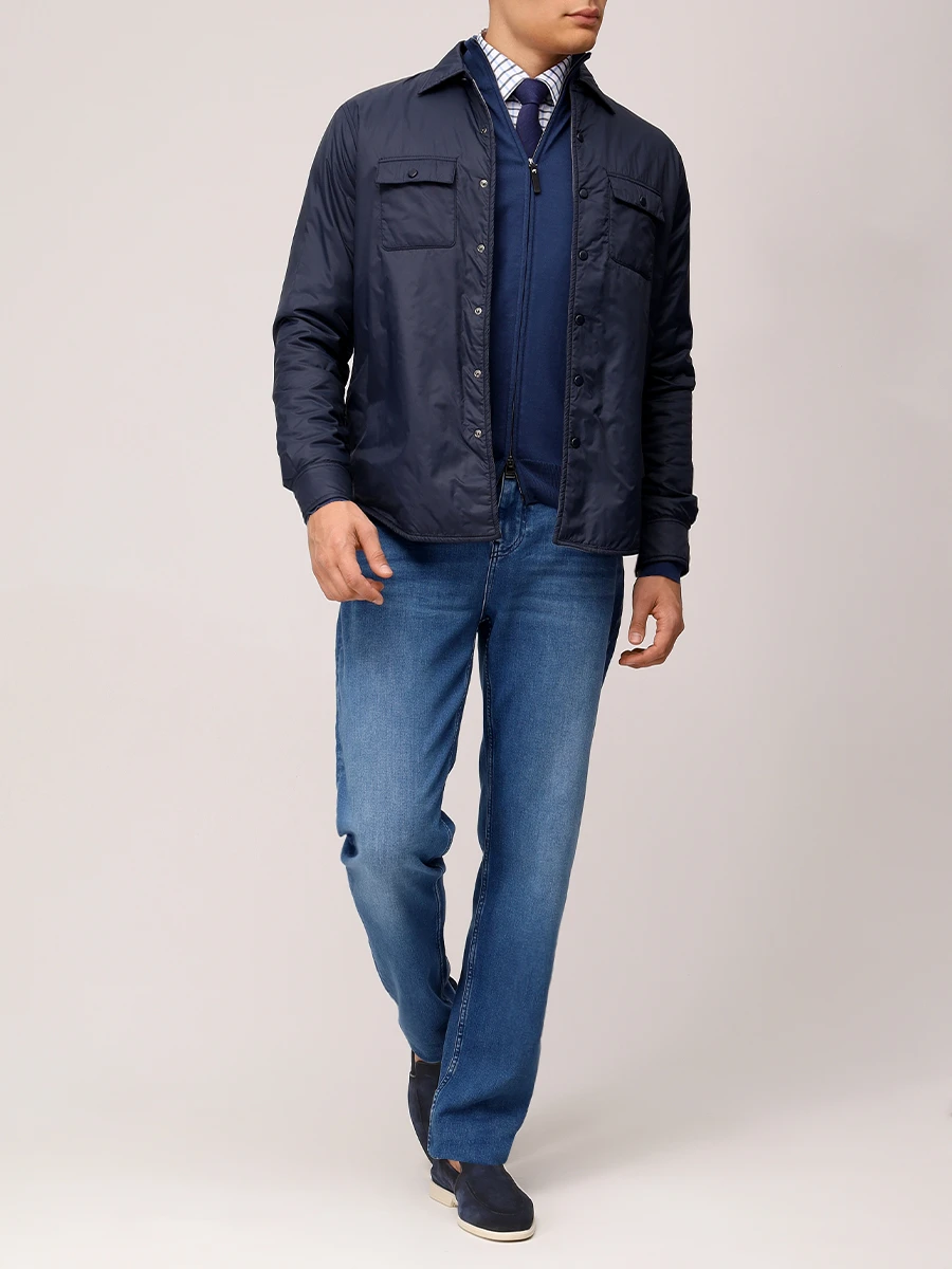Рубашка Slim Fit BOSS 50535414/450 Голубой  Фото 2