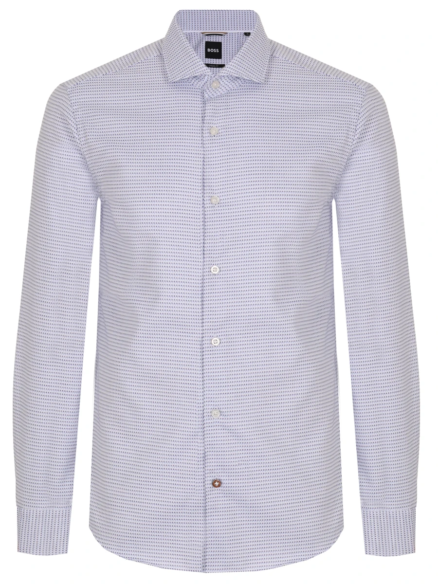

Рубашка Casual Fit хлопковая, Голубой, 50533712/425