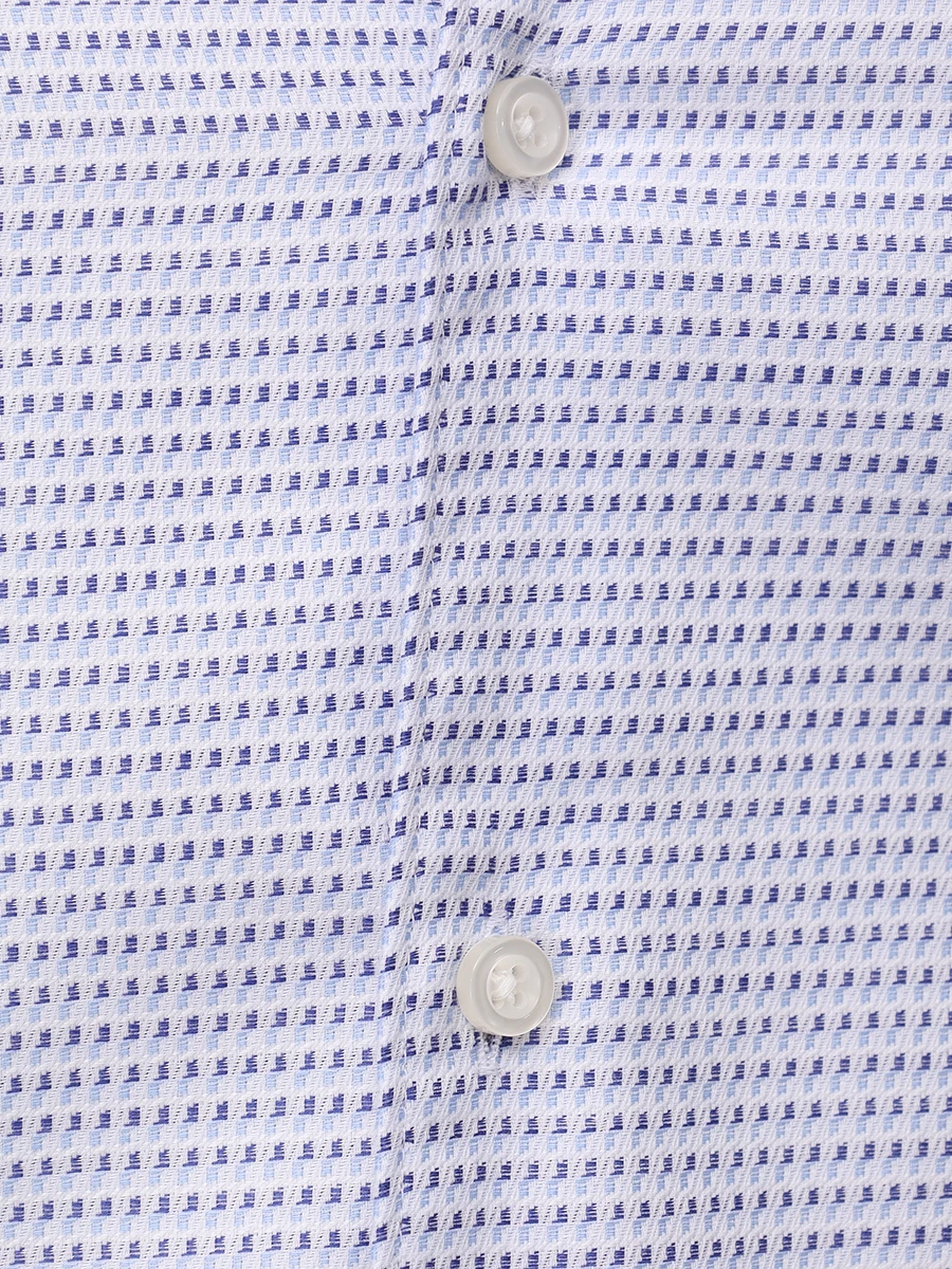 Рубашка Casual Fit хлопковая BOSS 50533712/425 Голубой  Фото 6