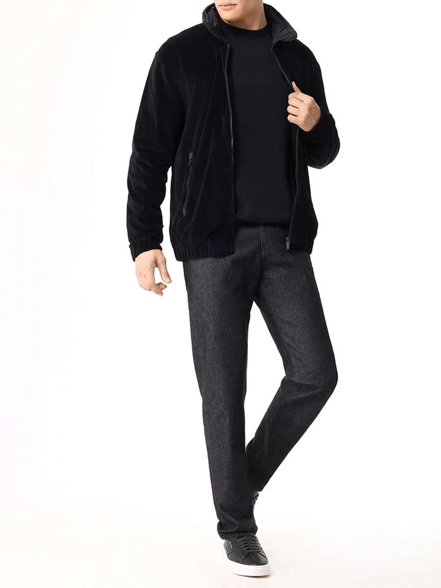 Толстовка хлопковая BOSS 50520302/001 Черный  Фото 2