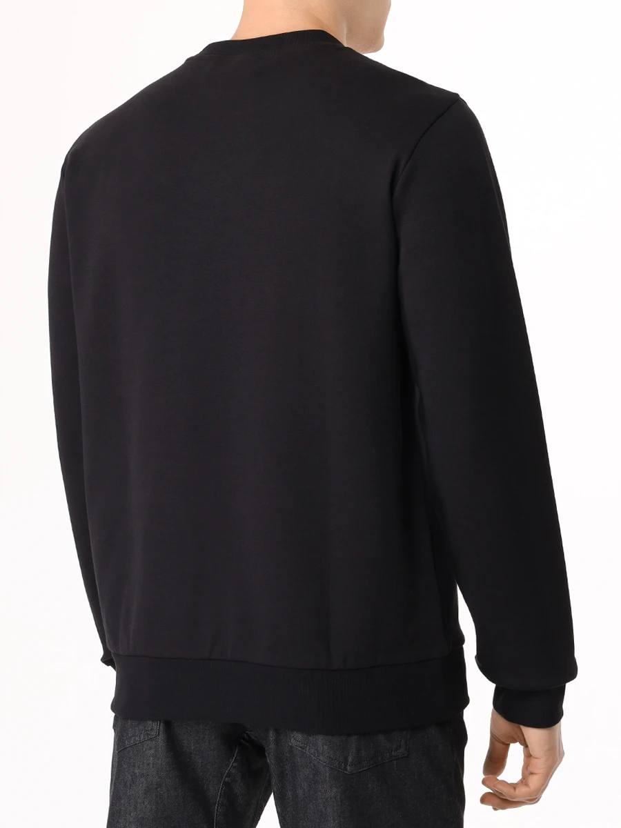 Толстовка хлопковая BOSS 50520302/001 Черный  Фото 3