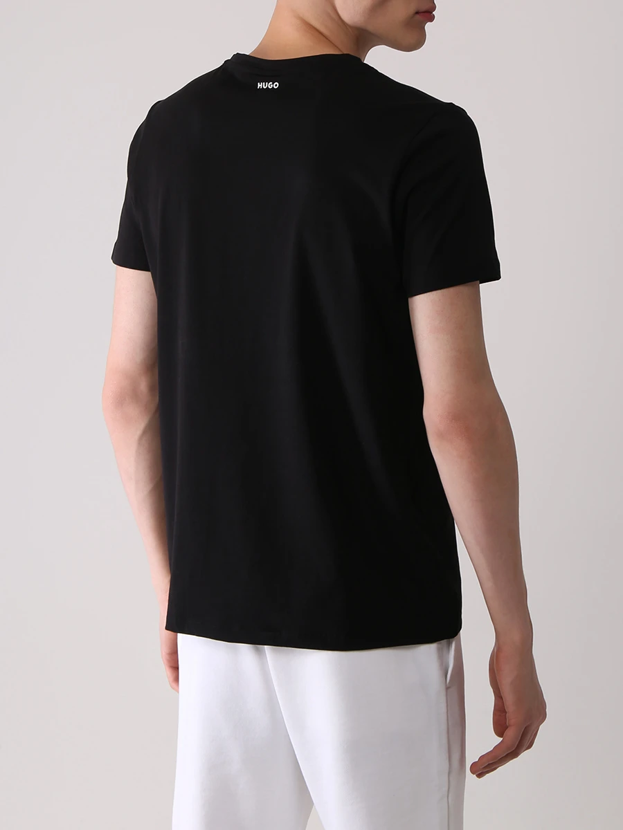 Набор из двух хлопковых футболок HUGO 50325440 / 960 Белый  Фото 6