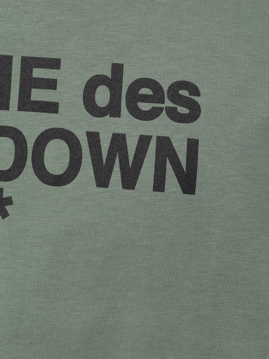 Футболка хлопковая COMME DES FUCKDOWN CFABM01504 MUSCHIO Хаки  Фото 6