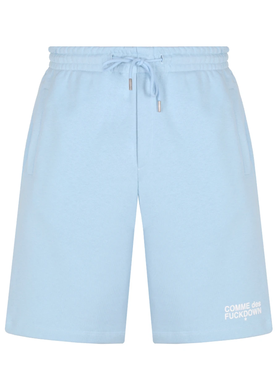 Шорты хлопковые COMME DES FUCKDOWN CFABM01505 CIELO Голубой 