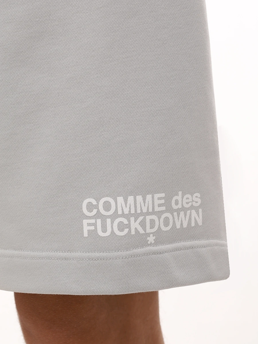 Шорты-карго хлопковые COMME DES FUCKDOWN CFABM01505 GRIGIO STONE Светло - Серый  Фото 5
