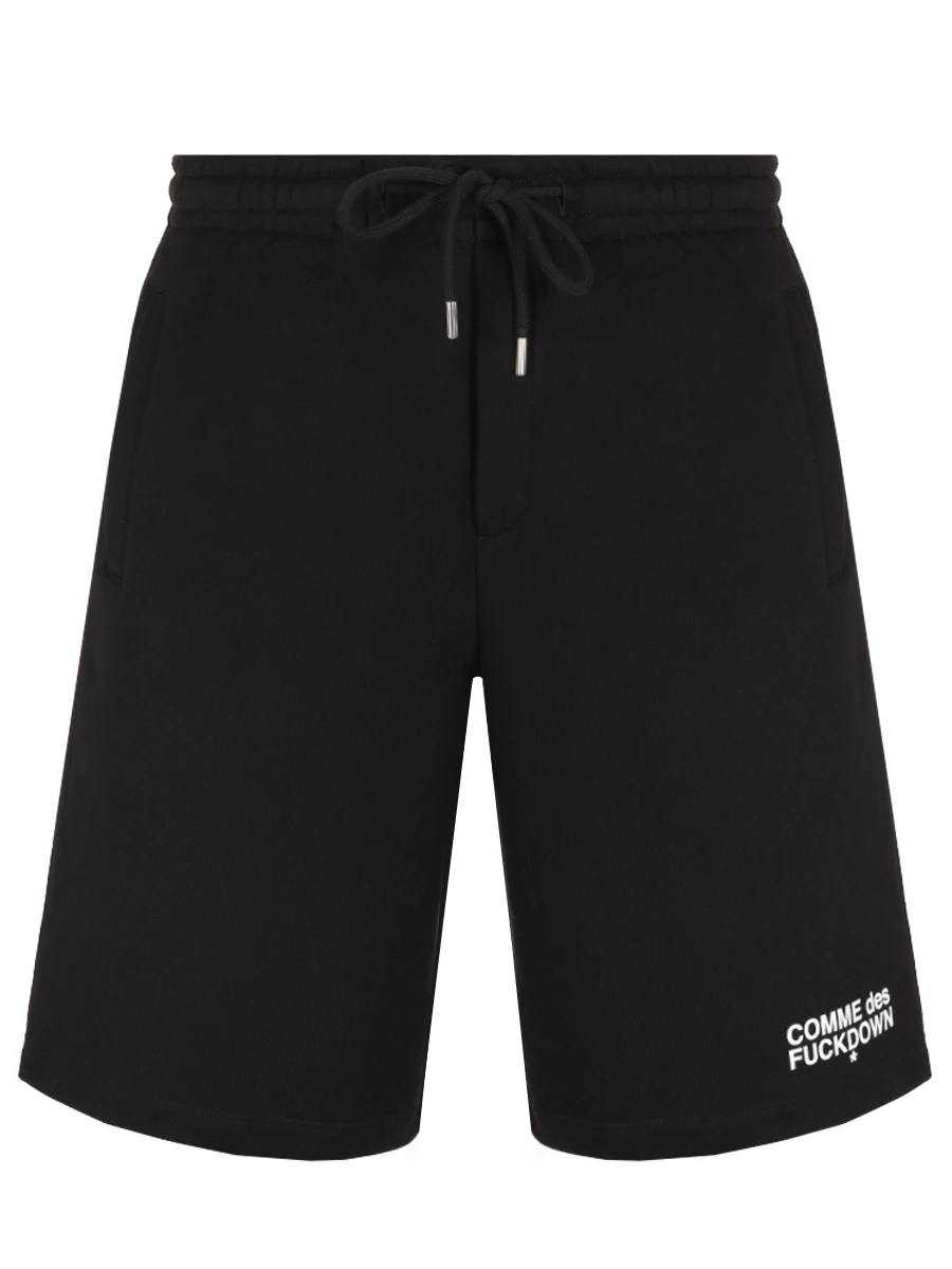 Шорты хлопковые COMME DES FUCKDOWN CFABM01505 NERO Черный 
