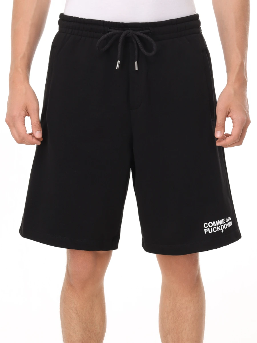 Шорты хлопковые COMME DES FUCKDOWN CFABM01505 NERO Черный  Фото 4
