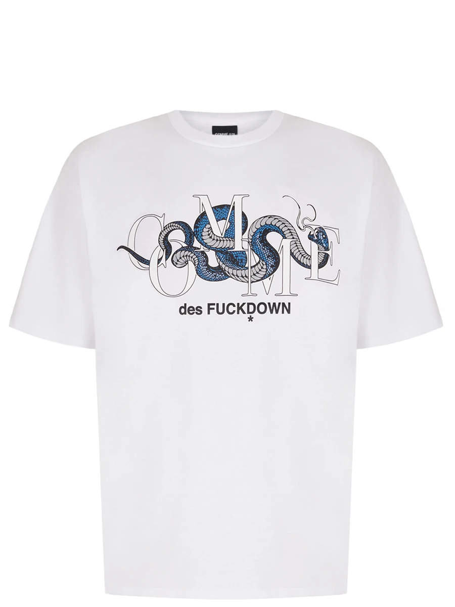 

Футболка хлопковая, Белый, CFABM01584 BIANCO Дракон
