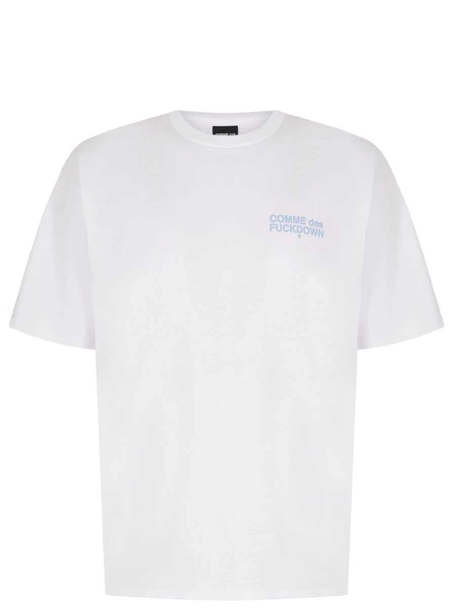 

Футболка хлопковая, Белый, CFABM01587 BIANCO