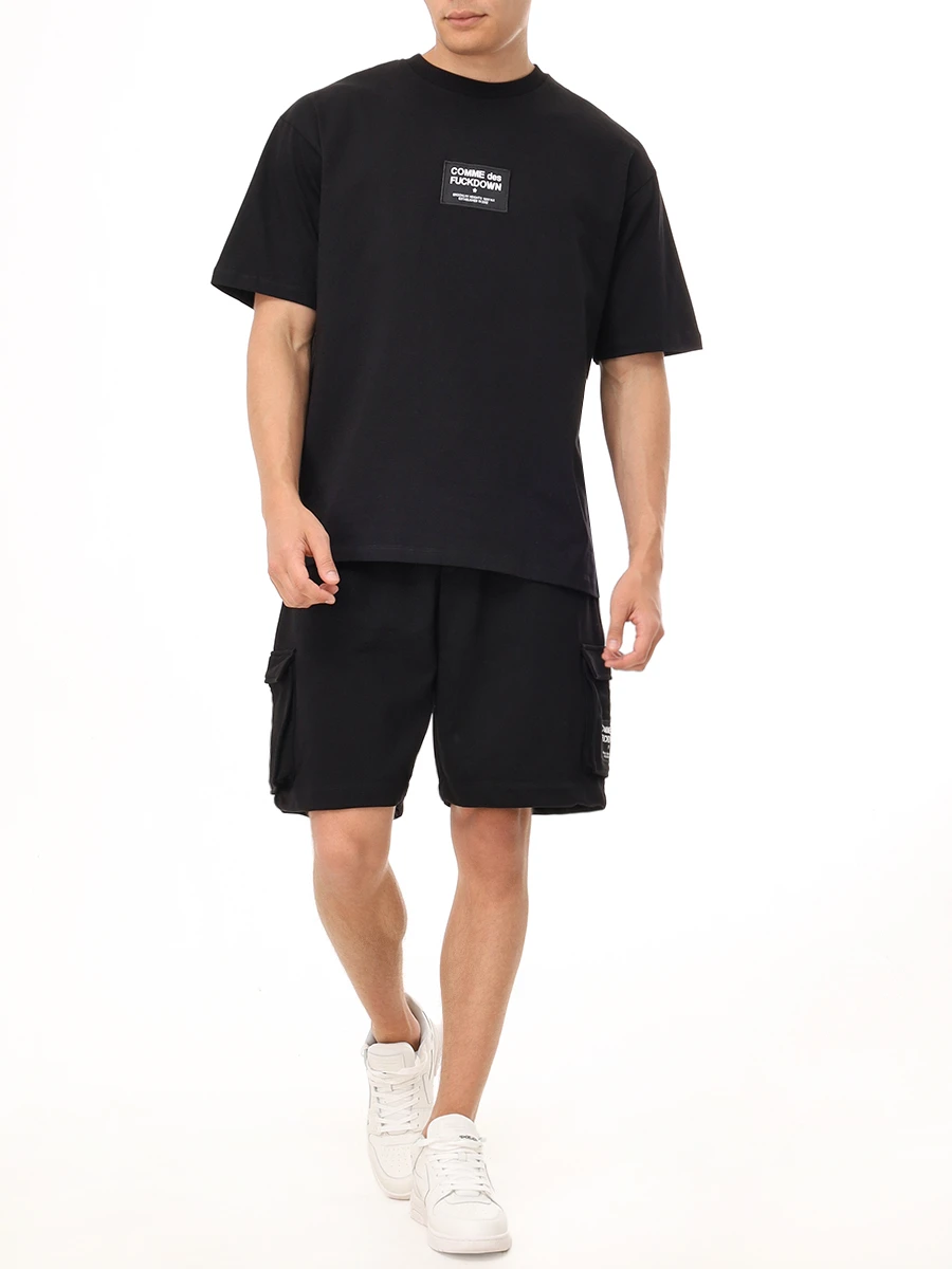 Футболка хлопковая COMME DES FUCKDOWN CFABM01526 NERO Черный  Фото 2