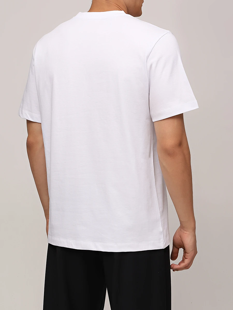 

Футболка хлопковая, Белый, HMABM01305 BIANCO