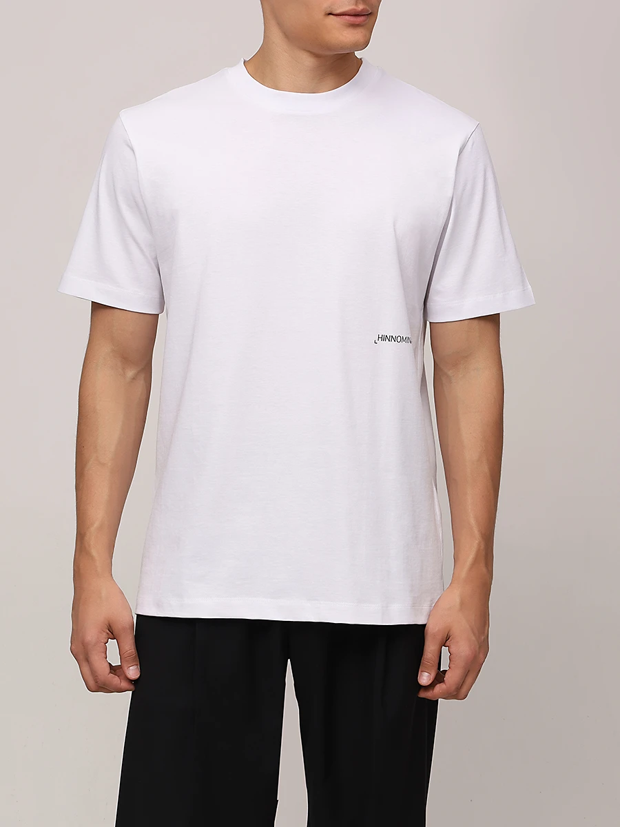 Футболка хлопковая HINNOMINATE HMABM01305 BIANCO Белый  Фото 4