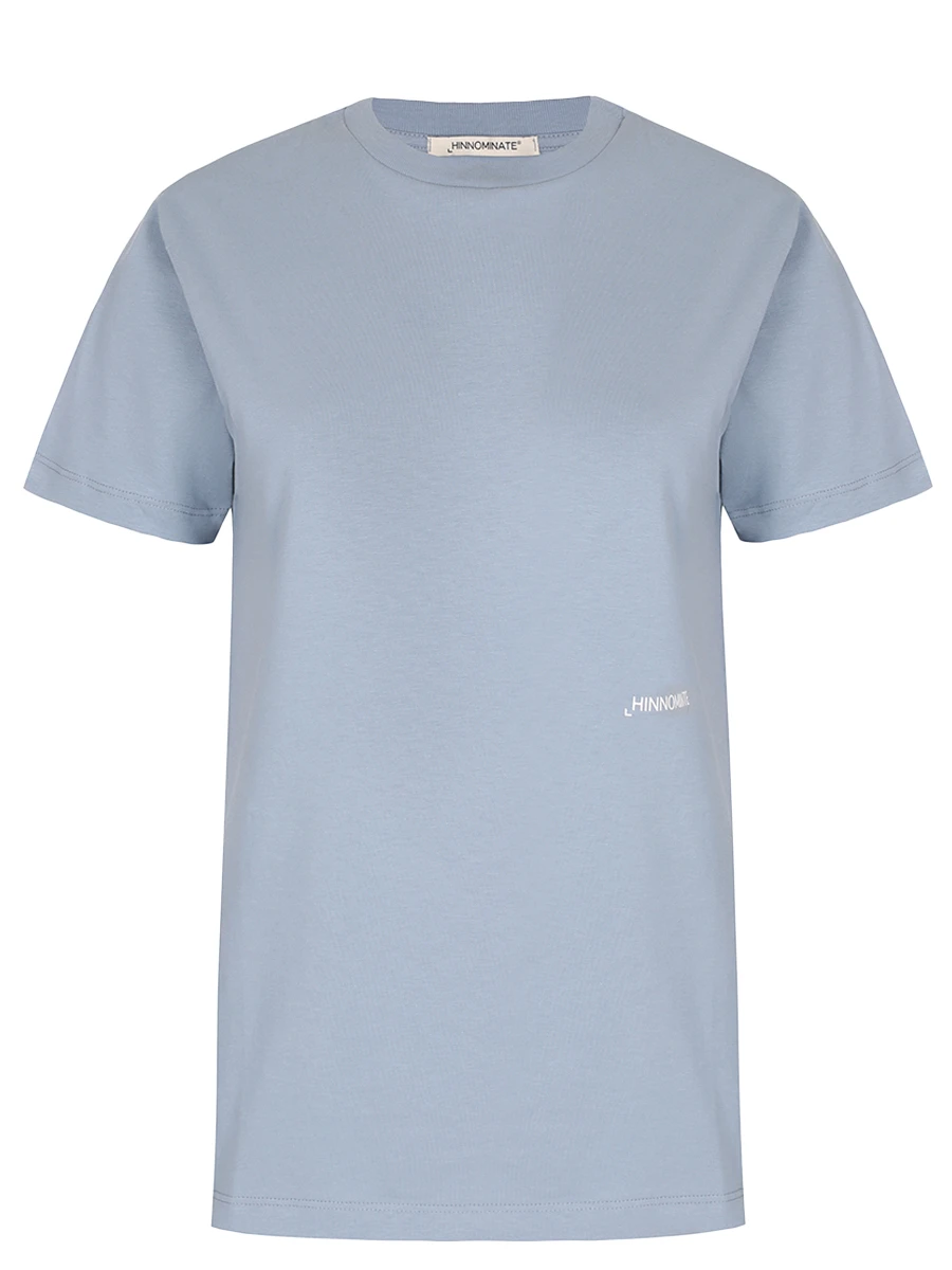 Футболка хлопковая HINNOMINATE HMABW01406 AZZURRO POLVERE Голубой 