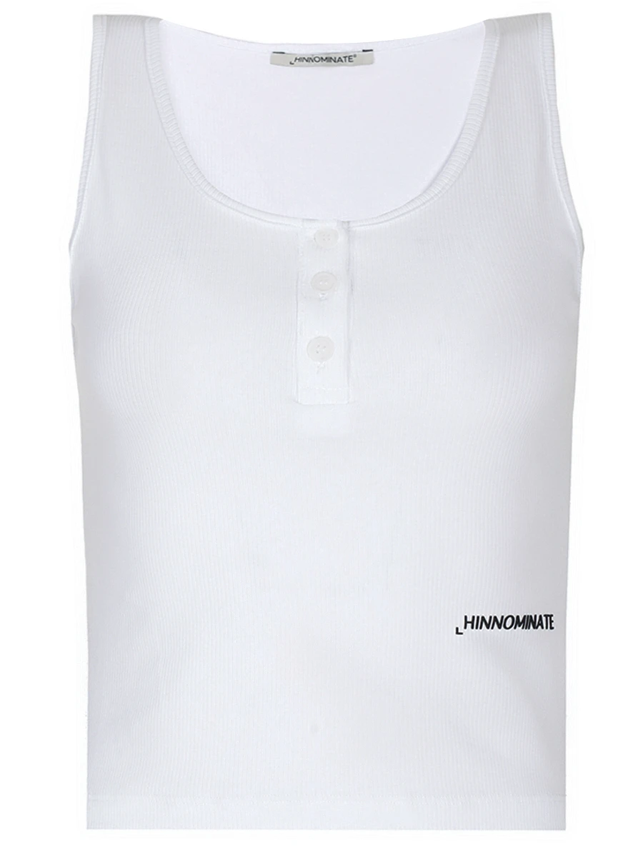 Топ хлопковый HINNOMINATE HMABW01628 BIANCO Белый 