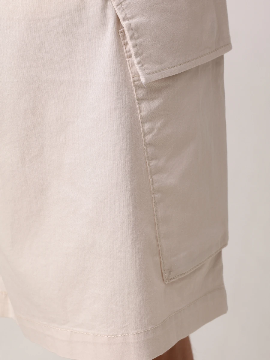 Шорты-карго хлопковые Marc BOGNER 18238964/103 MARC-1 Кремовый  Фото 5