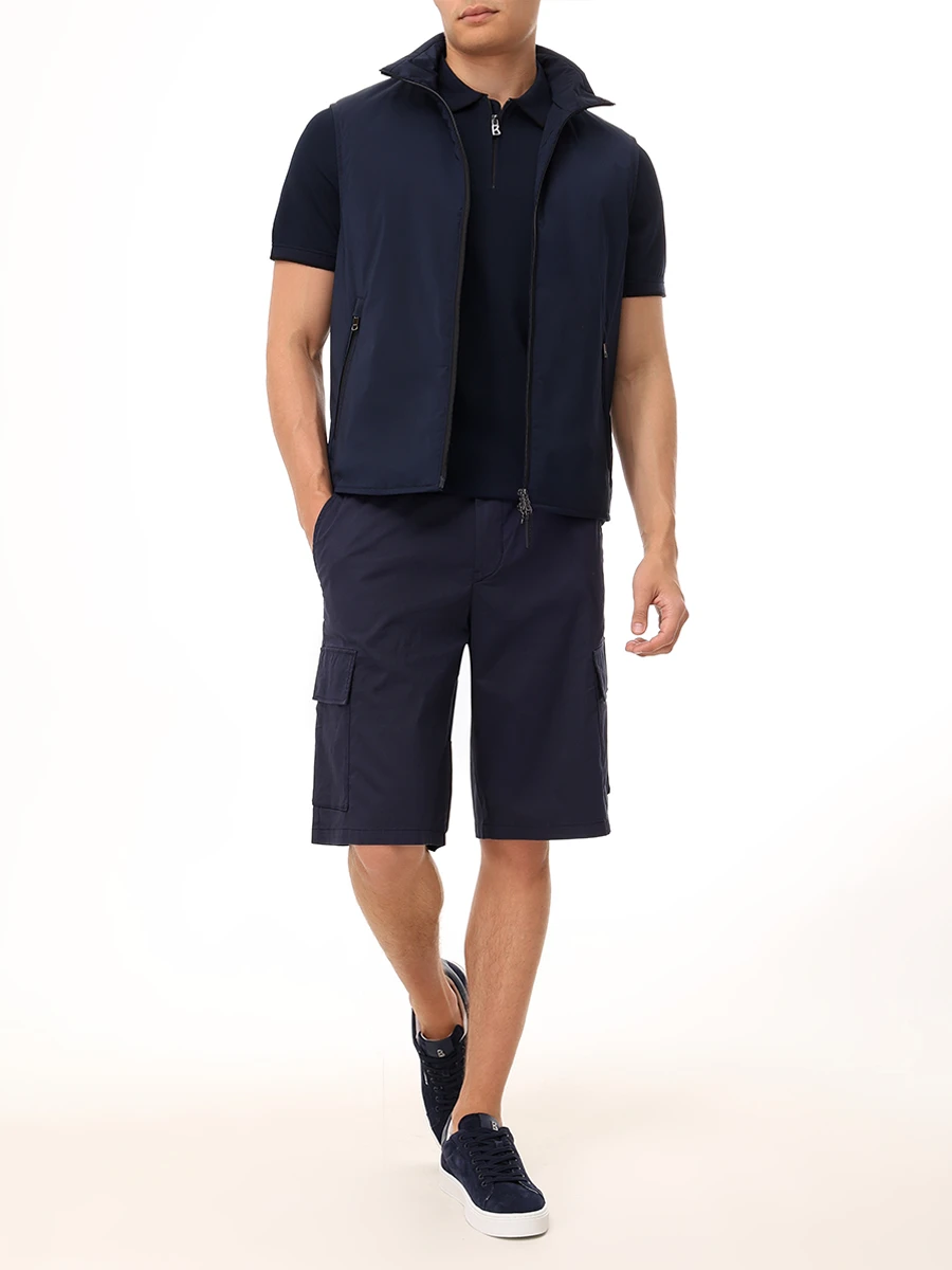 Шорты-карго хлопковые Marc BOGNER 18238964/464 MARC-1 Синий  Фото 2