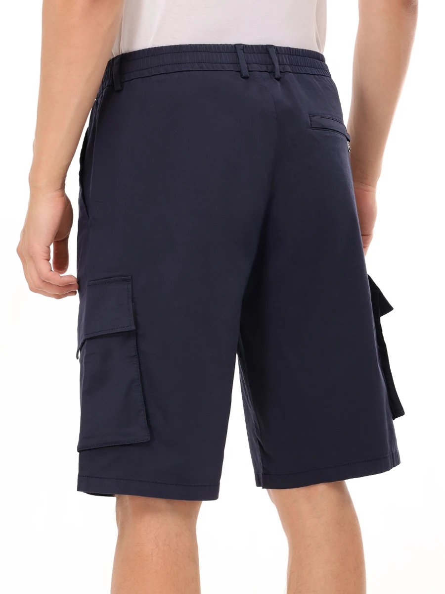 Шорты-карго хлопковые Marc BOGNER 18238964/464 MARC-1 Синий  Фото 3