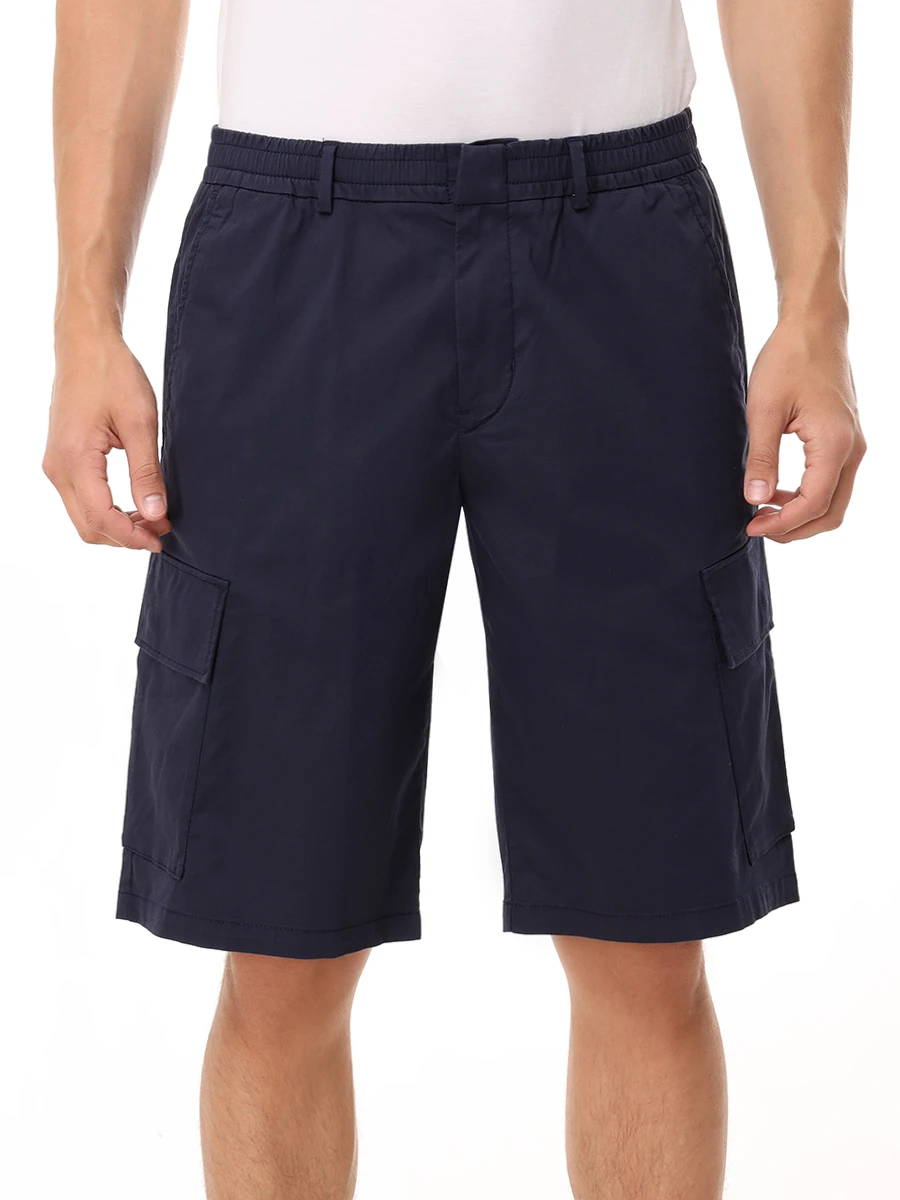 Шорты-карго хлопковые Marc BOGNER 18238964/464 MARC-1 Синий  Фото 4