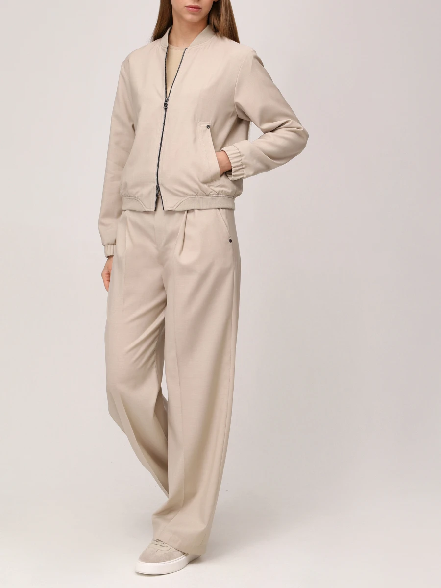 Костюм шерстяной BOGNER 36599548/16509548 106 Бежевый  Фото 2