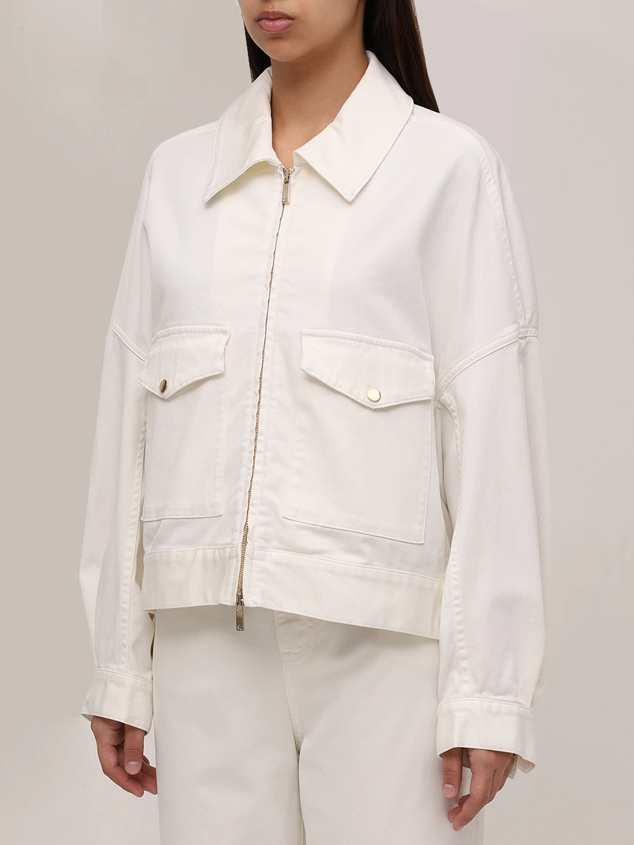 

Куртка джинсовая, Белый, E2540CP41A/9695 101