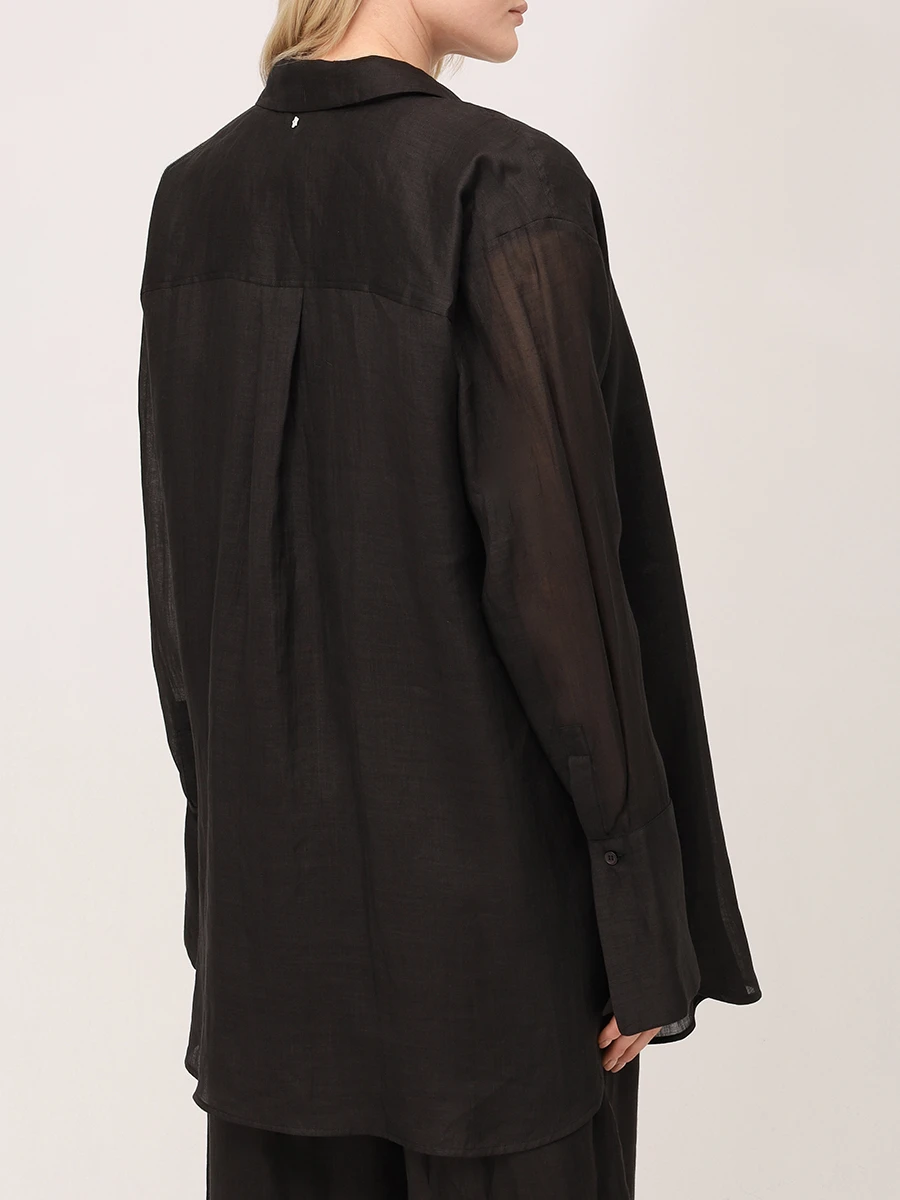 

Рубашка из рами, Черный, E2555CA14B/4248 999