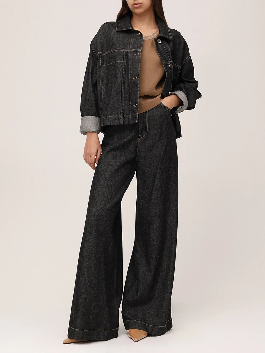 Топ из рами LORENA ANTONIAZZI E2555TS01I/4248 236 Светло- Бежевый  Фото 2