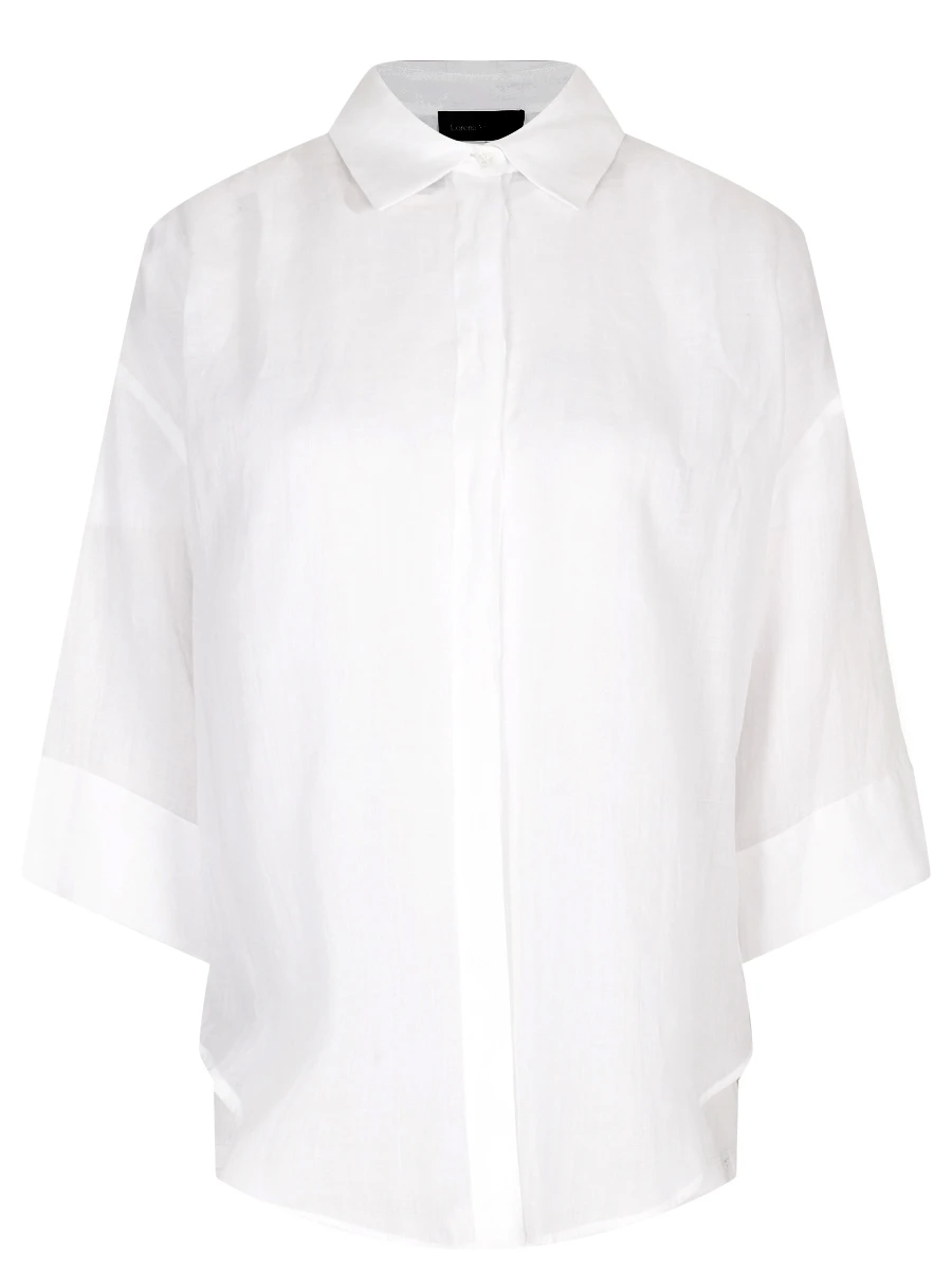 

Рубашка из рами, Белый, E2555CA58A/4248 100