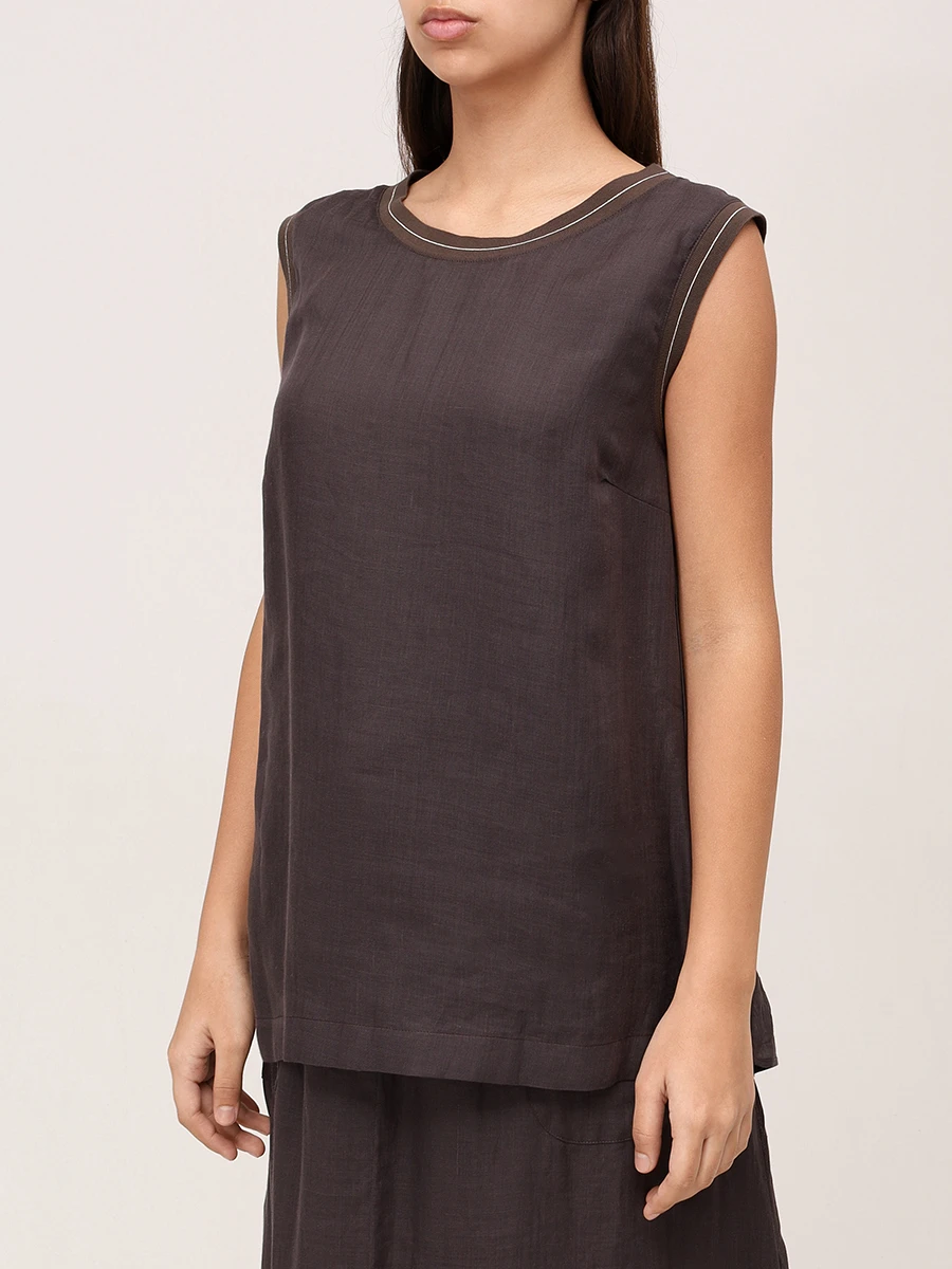 Топ из рами LORENA ANTONIAZZI E2555TS01I/4248 259 Темно- Фиолетовый  Фото 4