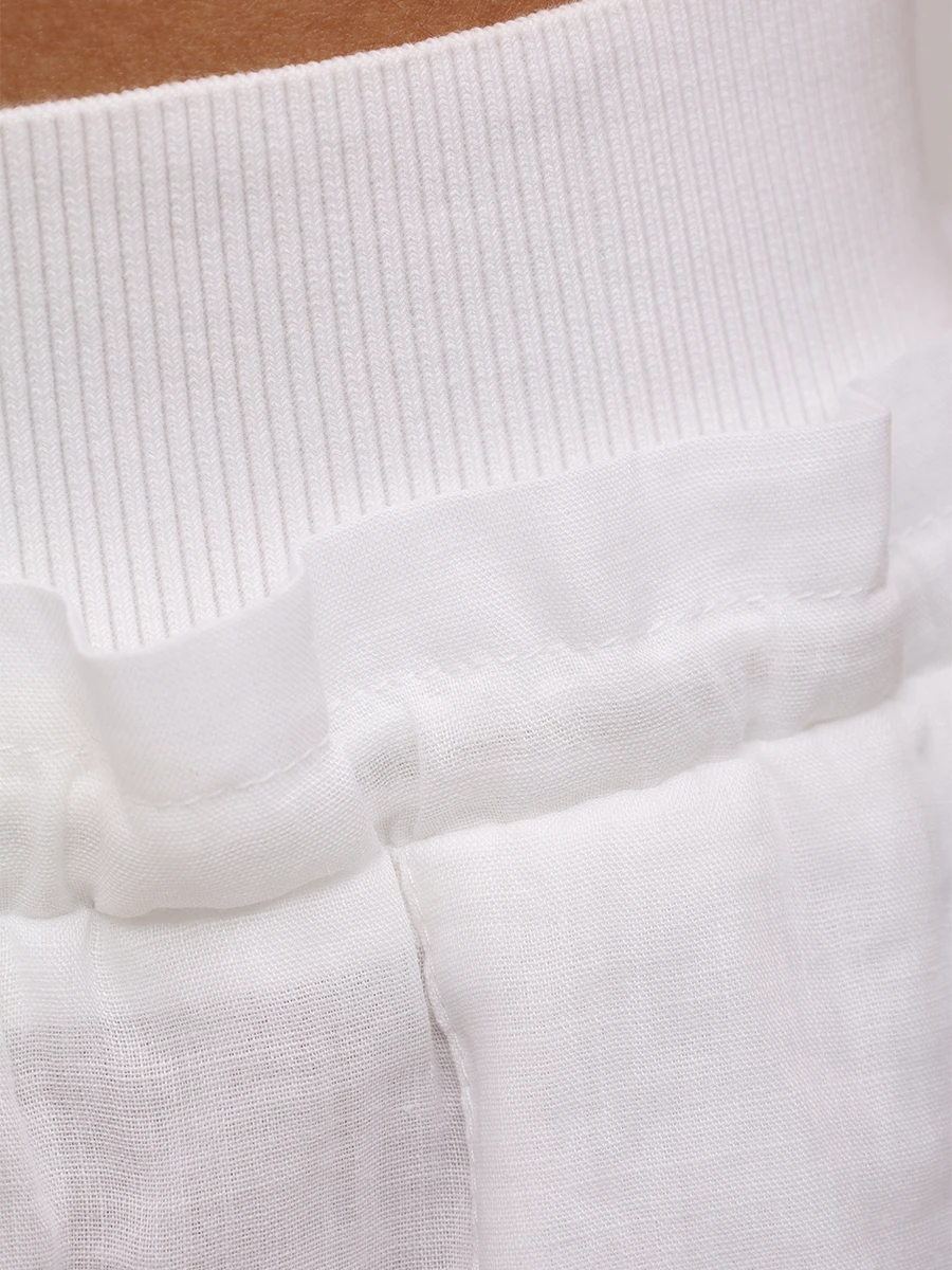 Юбка из рами LORENA ANTONIAZZI E2555GO16A/4248 100 Белый  Фото 6