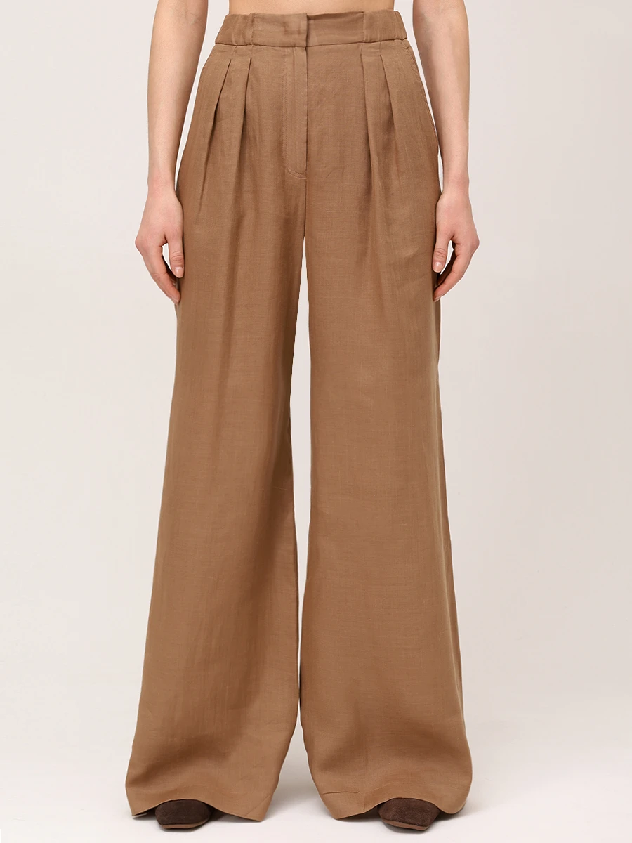 

Брюки из рами, Бежевый, E2555PA74A/4248 236 Светло-