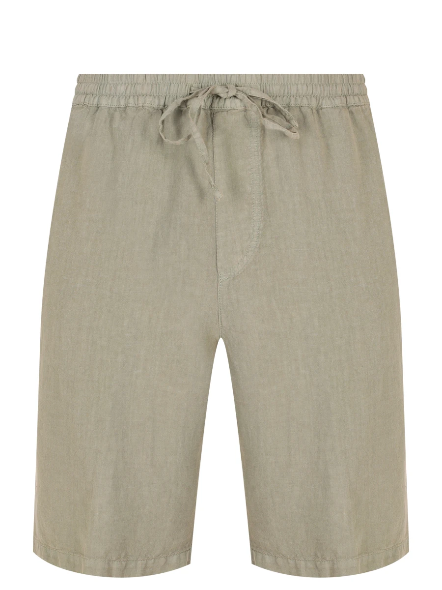 

Бермуды льняные, Зеленый, 32ALIM29CM/000035