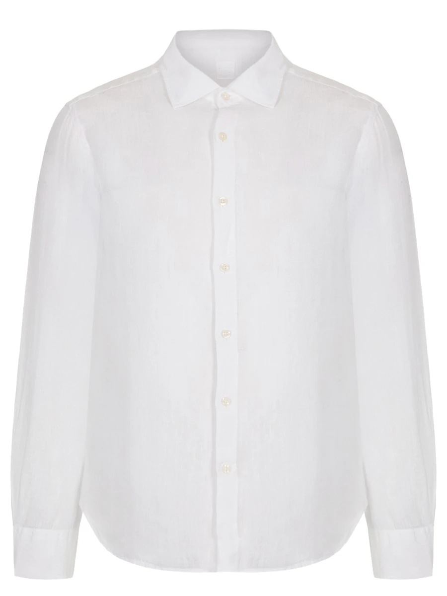Рубашка льняная 120% LINO 32ALIM1PJL/000050/SF Белый 