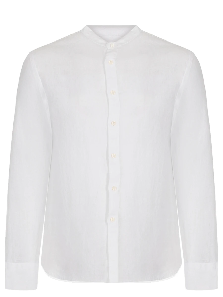 

Рубашка льняная, Белый, 32ALIM1159//000050/SF