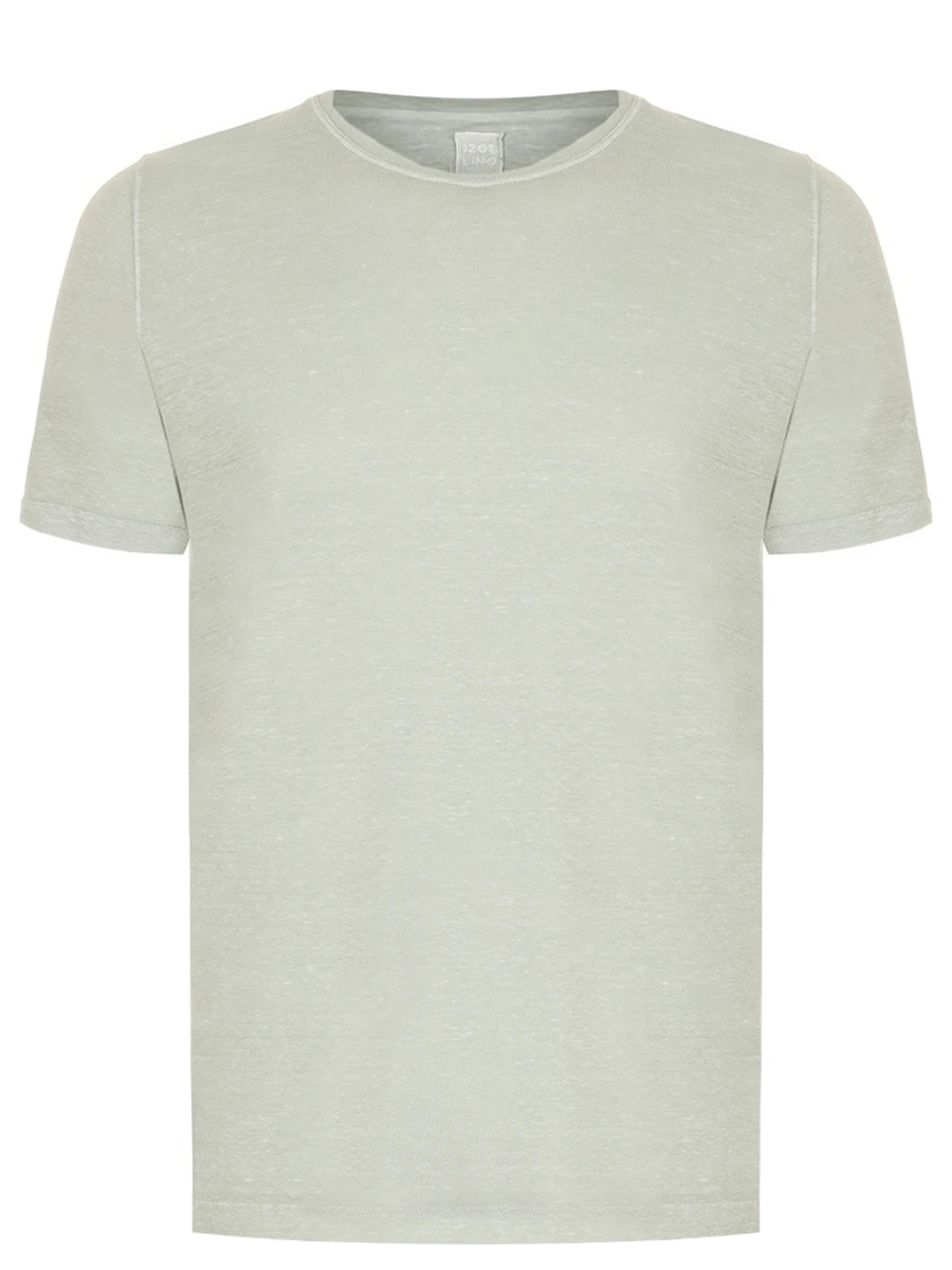 

Футболка льняная, Мятный, 32ALIM7186/S00030