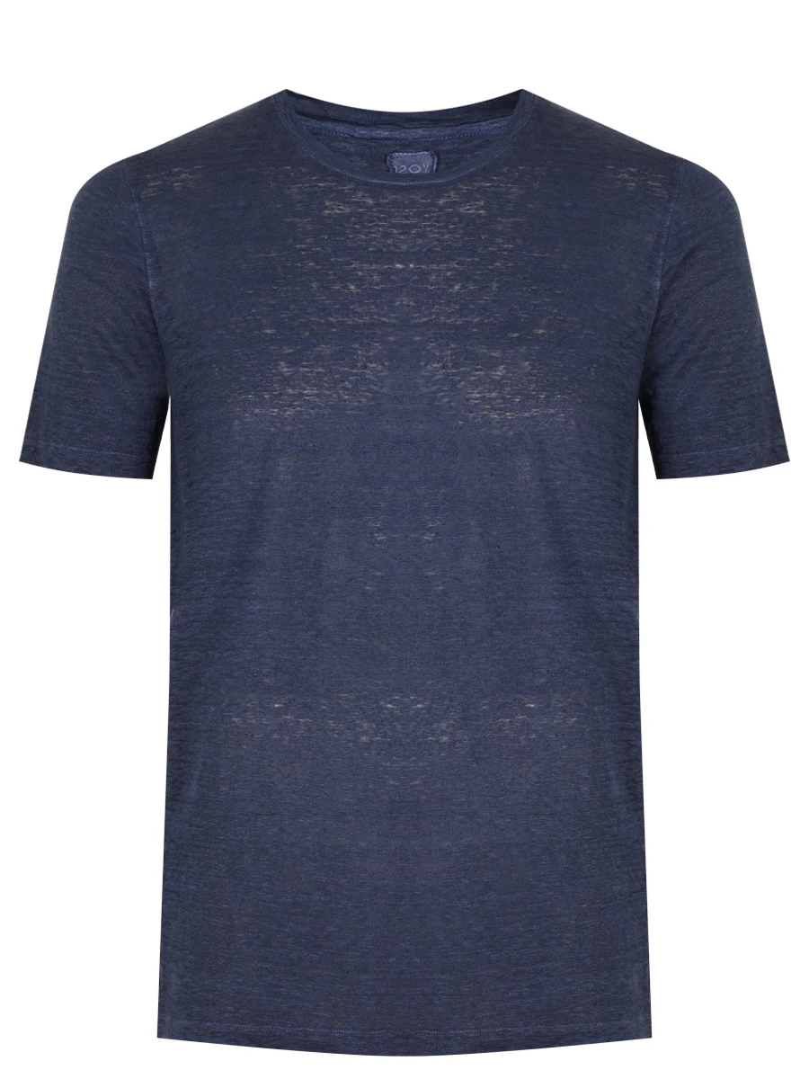 

Футболка льняная, Синий, 32ALIM7186/S0025F