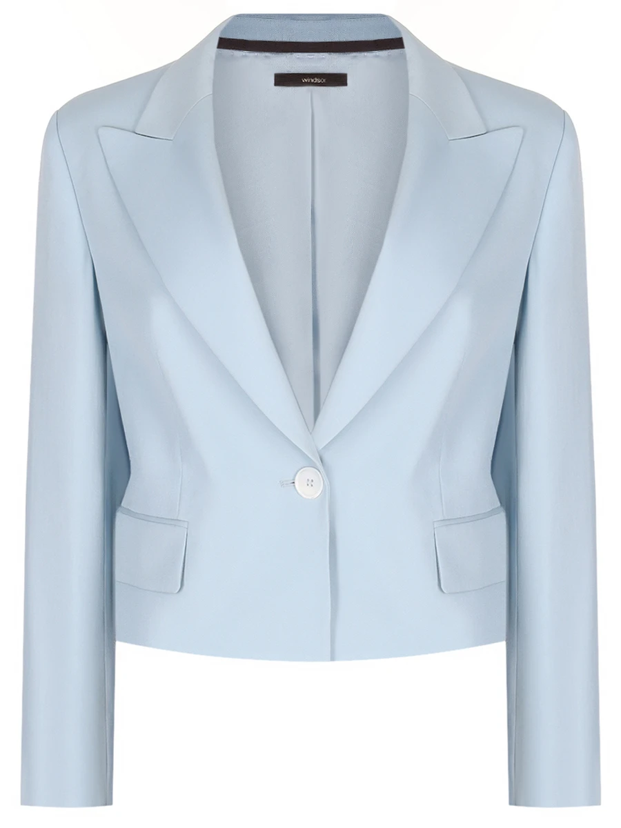 

Пиджак шерстяной, Голубой, DS555 10018996 335