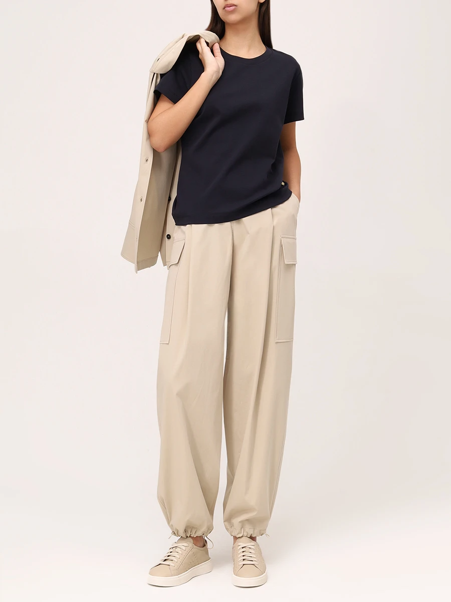 

Футболка хлопковая, Синий, DT500 10012442 415 Темно-