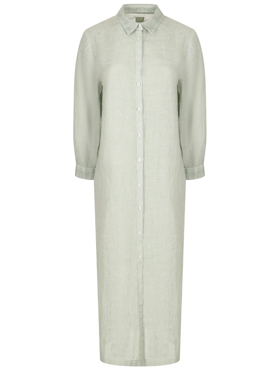 

Платье льняное, Зеленый, 32ALIW4759/000B317