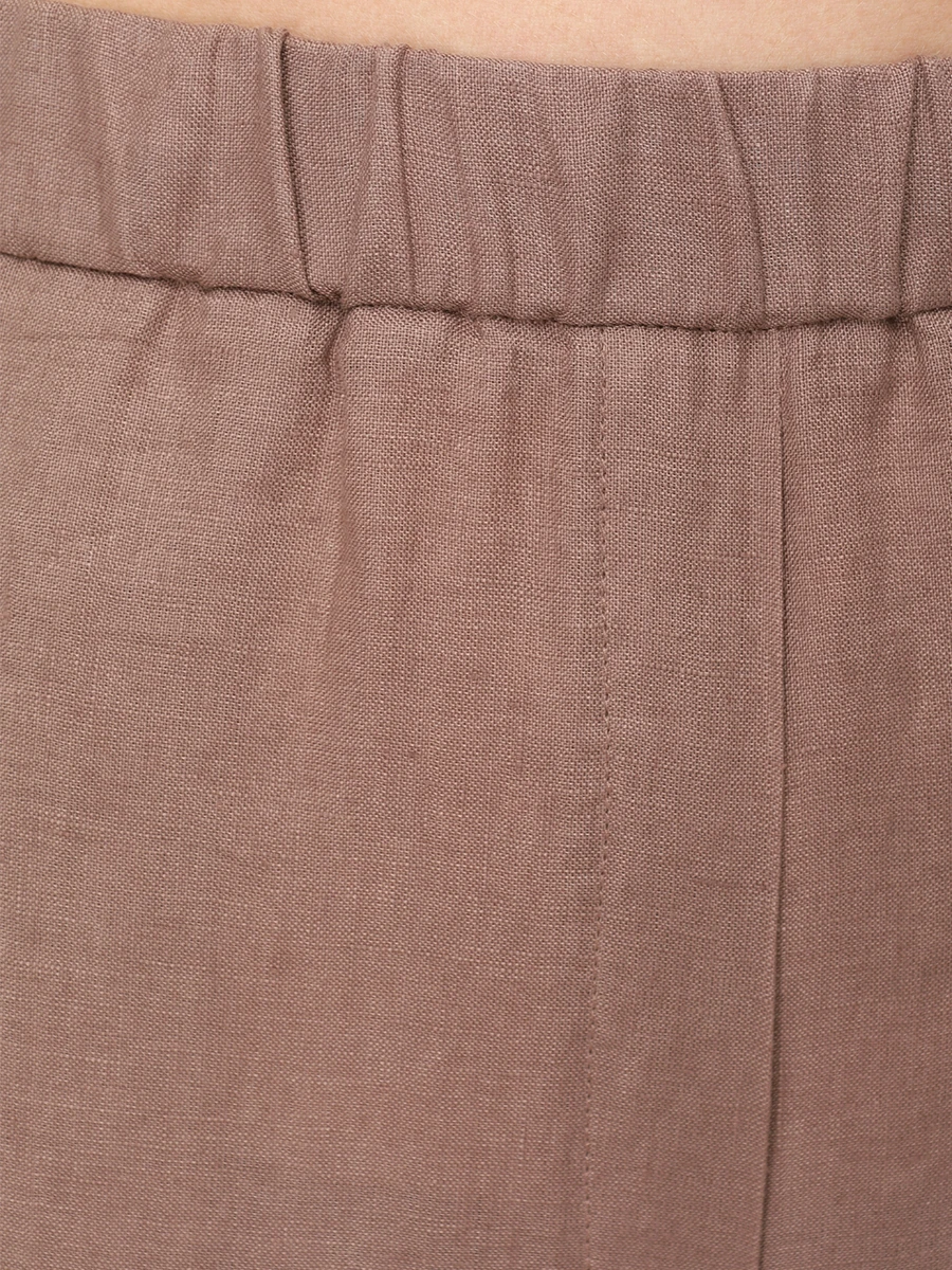 Брюки льняные ANTONELLI FIRENZE N8939 - 547 223 Коричневый  Фото 6